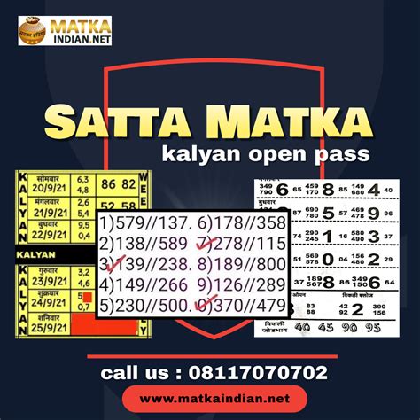 matka number open